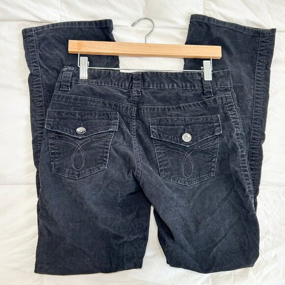 Calvin Klein Black Corduroy Pants Women’s Size 8 Lean Bootcut EUC - Picture 5 of 7